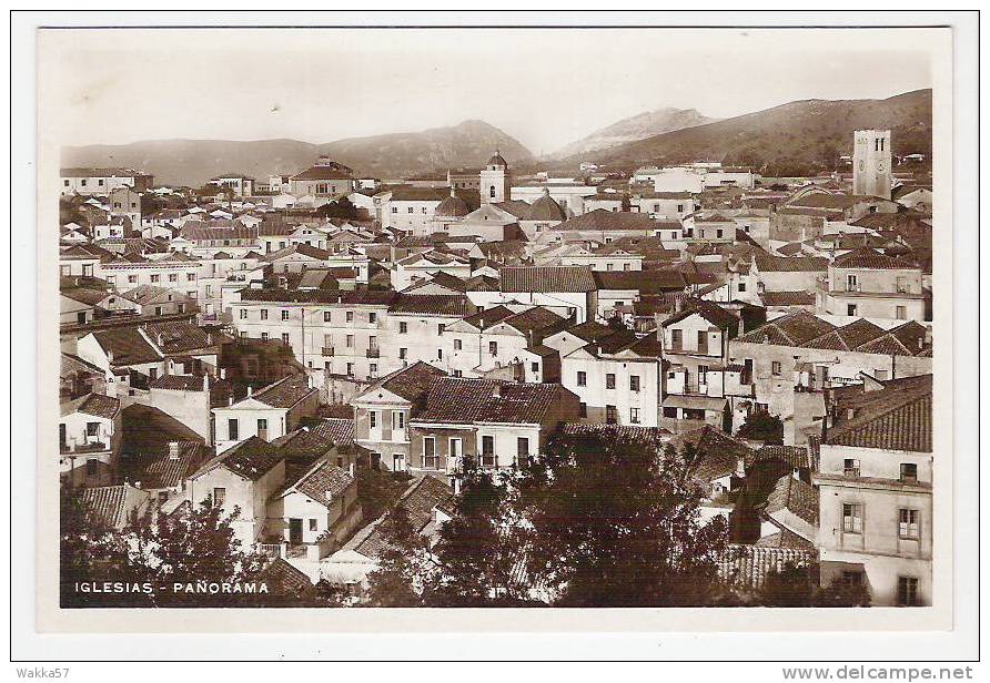 A933- IGLESIAS - PANORAMA FOTOGRAFICA - CAGLIARI  # EDIZIONE 1931 - F.P. NON VIAGGIATA - ITALY ITALIE ITALIEN - Iglesias