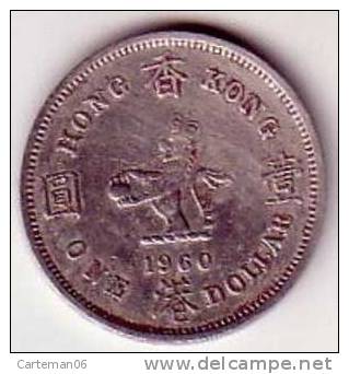 Pièce De Hong Kong 1 Dollar 1960 - Hong Kong