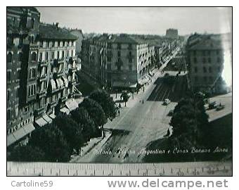 MILANO PIAZZA  ARGENTINA E CORSO BUONES AIRES  SELLERIE DEL CORSO VB1957 BS21177 - Milano