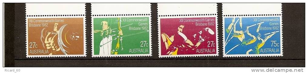 Timbre(s) Neuf(s) D'australie , Jeux Du Commonwealth, Tir à L'arc, Boxe, Haltérophilie, Saut à La Perche, Sports - Neufs