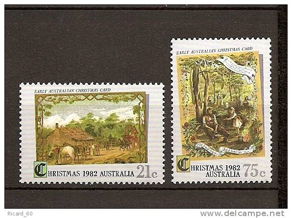 Timbre(s) Neuf(s) D'australie , Noël, 1eres Cartes Australiennes De Noël - Mint Stamps