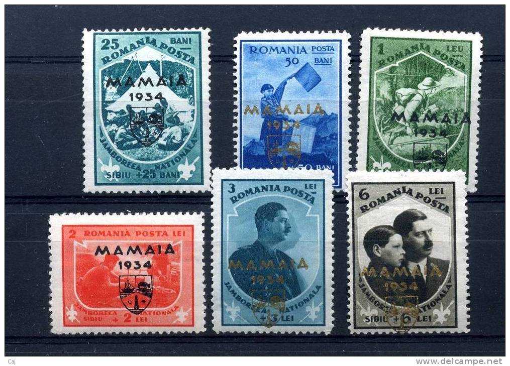 Roumanie  :  Yv  476A-F  **  Scouts - Unused Stamps