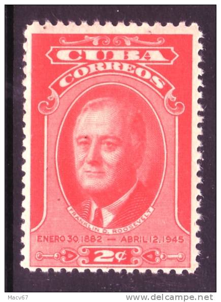UBA   406    **  F.D. ROOSEVELT - Unused Stamps