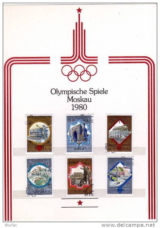 Tourismus Zur Olympiade In Moskau1980 Dokumentation SU O 110€ - Sammlungen