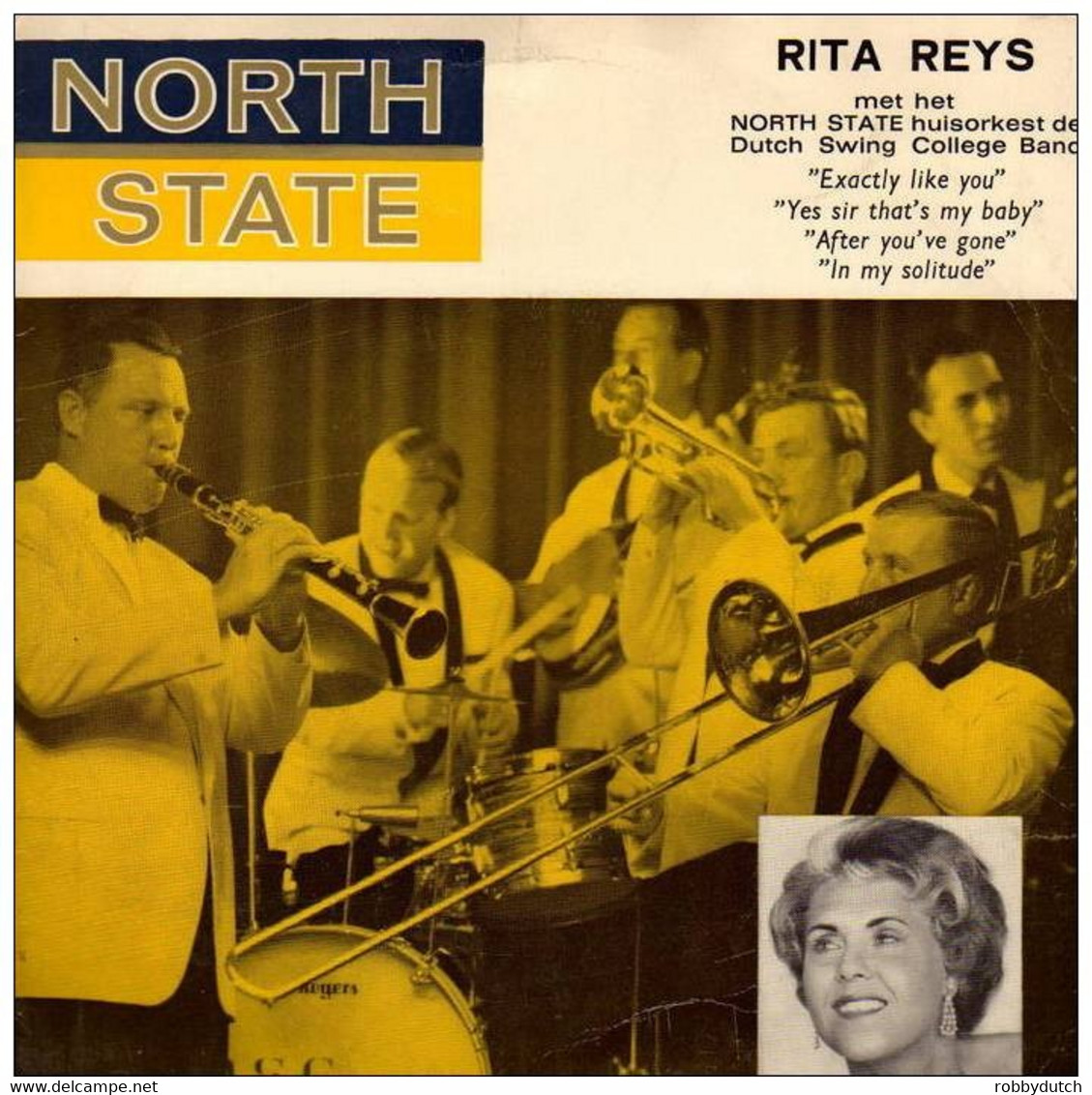 * 7" EP *  RITA REYS & DUTCH SWING COLLEGE BAND - NORTH STATE - Jazz