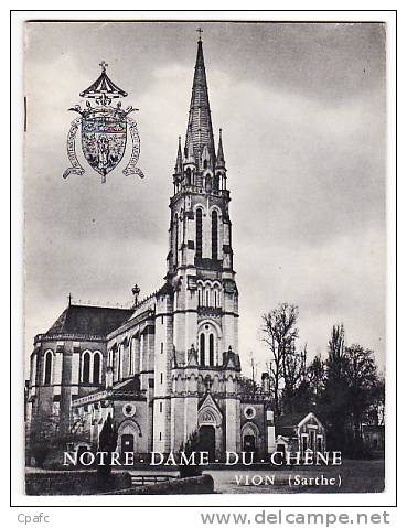 Livret Sur La Basilique Et Vue Aérienne Notre Dame Du Chêne - 1960 -Vion-photos Village - Pays De Loire