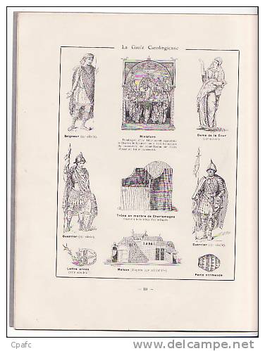 Illustrer Mon Cours D'histoire De France 1923-planches Le Christianisme-Napoléon-moyen âge Signées Méaulle... - Histoire