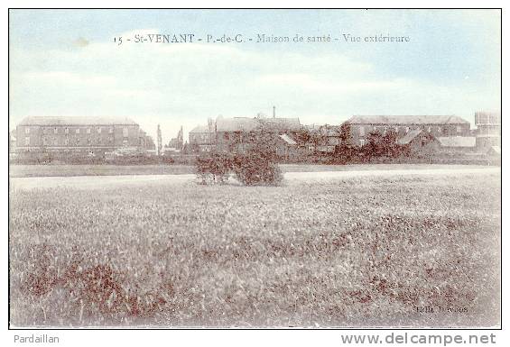 62.  ST-VENANT.  MAISON DE SANTE. VUE EXTERIEURE. - Santé