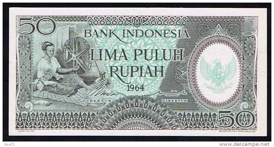 50 Rupiah "INDONESIE"   1964     UNC  Ble1 - Indonésie