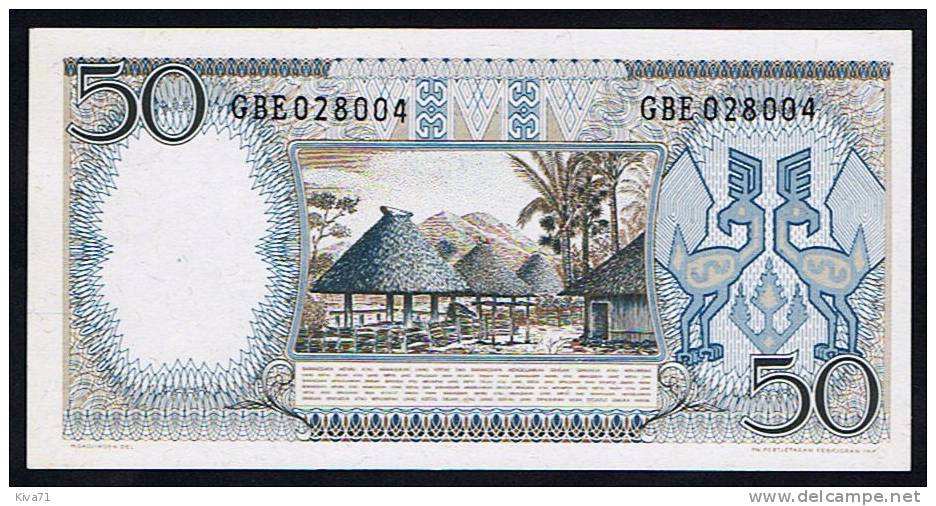 50 Rupiah "INDONESIE"   1964     UNC  Ble1 - Indonésie