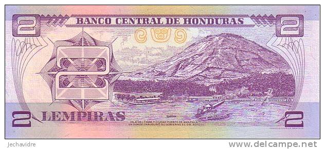 HONDURAS   2 Lempiras  Daté Du 23-01-2003   Pick 80A     ***** BILLET  NEUF ***** - Honduras