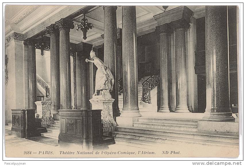 CPA PARIS - INTERIEUR DE L'OPERA COMIQUE - L'ATRIUM - Arrondissement: 02