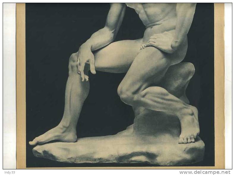 - BERUFUNG . EN PIEDS .   REPRO D´UNE SCULPTURE D´ARNO BREKER . - Sonstige & Ohne Zuordnung