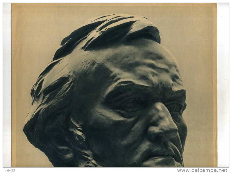 - RICHARD WAGNER . BUSTE   .  REPRO D´UNE SCULPTURE D´ARNO BREKER . - Sonstige & Ohne Zuordnung