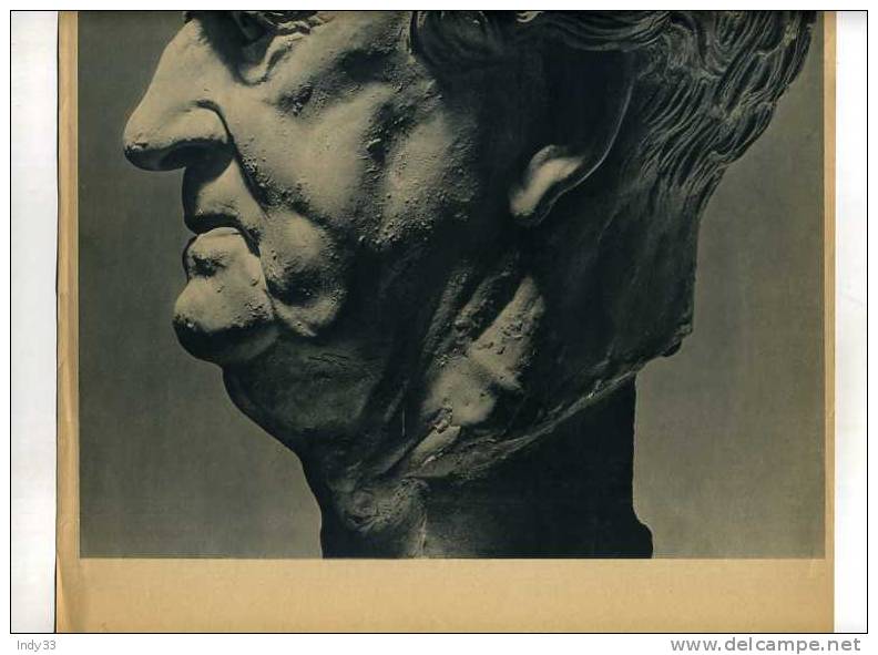 - GERHARD HAUPTMANN  . BUSTE   .  REPRO D´UNE SCULPTURE D´ARNO BREKER . - Altri & Non Classificati