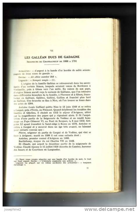 Histoire De Chateauneuf De Gadagne Des Origines à 1870 Par François  Gimet Et René Bremont - Provence - Alpes-du-Sud