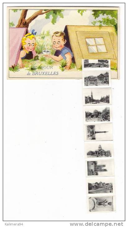 BELGIQUE  /  Bonjour  De  BRUXELLES  ( Carte à Système , Multivues ) - Panoramic Views