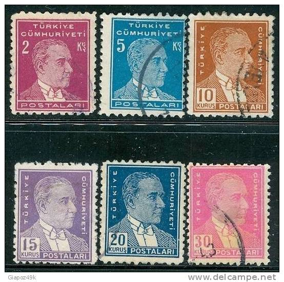 ● TURKIYE  - REPUBBLICA  - 1950 / 51  - N.  1113 . . . .  Usati  -  Lotto  382 - Used Stamps