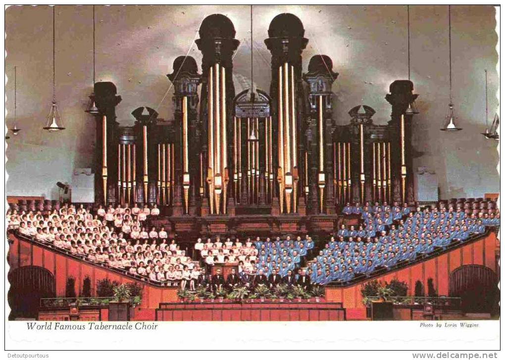 SALT LAKE CITY Mormon Tabernacle Choir And Organ Temple Square ( Orgues Orgue ) - Salt Lake City