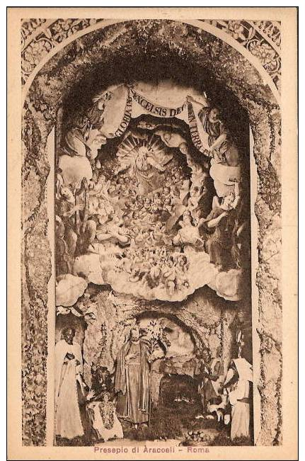 Roma, Presepio Di Aracoeli, Rome Italy, Italia, Antique Golden Age Postcard # 4430 - Autres & Non Classés