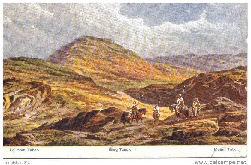 ARTIST Sgnd F. PERLBERG Mount Tabor NOMADIC HORSEMEN 1924 ? - Perlberg, F.