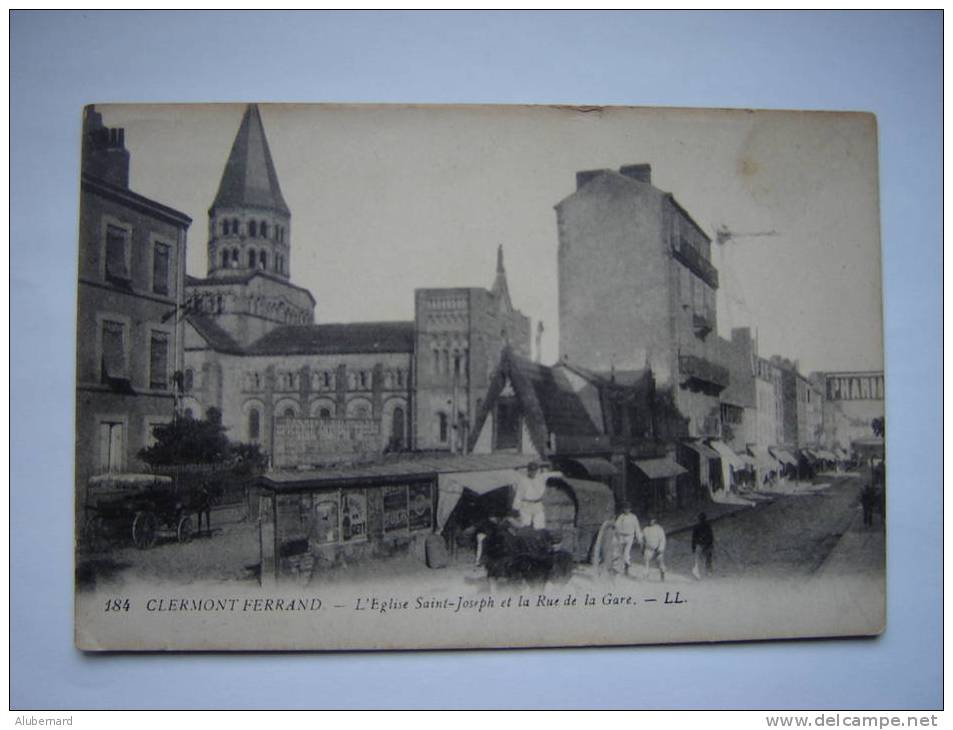 Eglise St Joseph Et Rue De La Gare - Clermont Ferrand