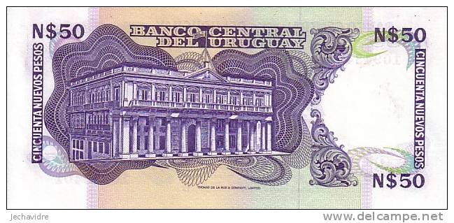 URUGUAY   50 Nuevos Pesos  Non Daté (1988-1989)   Pick 61A    ***** BILLET  NEUF ***** - Uruguay