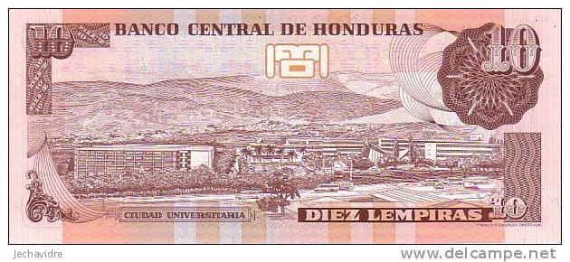 HONDURAS  10 Lempiras  Daté Du 23-01-2003   Pick 86 ?    ***** BILLET  NEUF ***** - Honduras