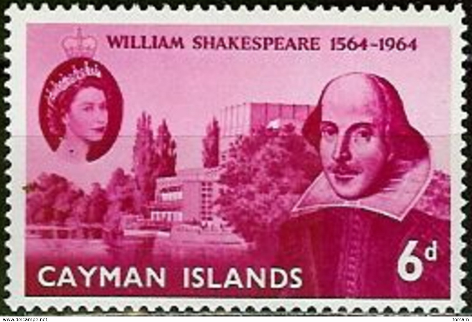 CAYMAN ISLANDS..1964..Michel # 172..MLH. - Iles Caïmans