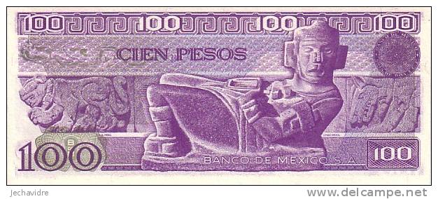 MEXIQUE   100 Pesos  Daté Du 25-03-1982   Pick 74c    ***** BILLET  NEUF ***** - México
