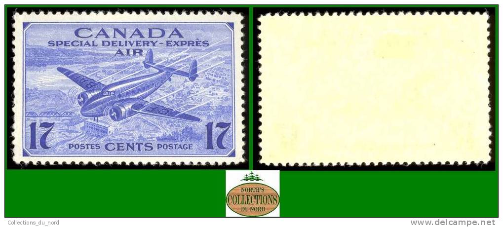 Canada (Unitrade & Scott # CE2 - Air Mail Special Delivery / Poste Aérienne Livraison Exprès Mint F - Luftpost-Express