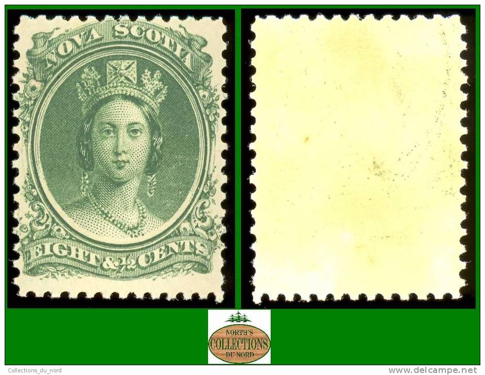 Canada, Nova Scotia (Unitrade & Scott # 11 - Queen Victoria / Reine Victoria  Mint, F - Unused Stamps