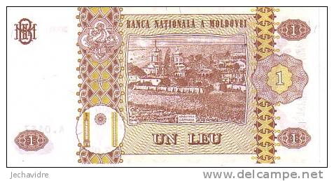 MOLDAVIE  1 Leu  Emission De 2006   Pick 8     ***** BILLET  NEUF ***** - Moldova