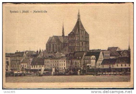 AK.Rostock.Marienkirche. - Rostock