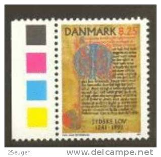 DENMARK 1991  MICHEL NO 1002  MNH - Unused Stamps
