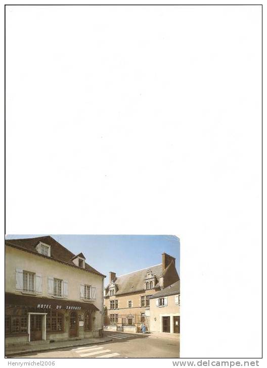 Cpm Lorris , Hotel Du Sauvage Et Hotel De Ville - Other & Unclassified