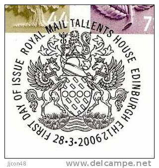 Great Britain 2006  Regional Definitives "England"  FDC.  Tallents House Postmark - 2001-2010 Decimal Issues