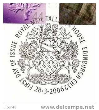 Great Britain 2006  Regional Definitives "Scotland"  FDC.  Tallents House Postmark - 2001-2010 Dezimalausgaben