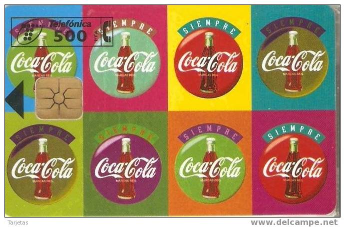 P-289 TARJETA COCA-COLA MOSAICO DEL 9/97 Y TIRADA 31600 - Publicidad