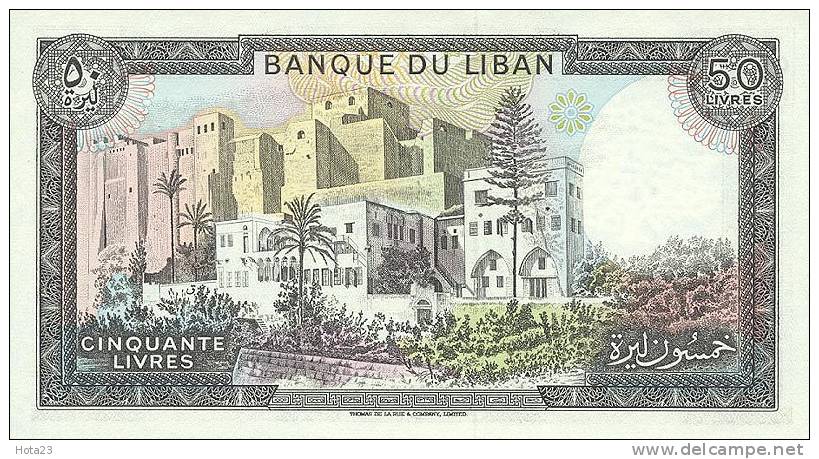 LEBANON - 50 LIVRES ( 1988 ) P-65  UNC - Lebanon