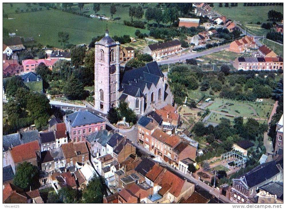 BRAINE LE COMTE  EGLISE  PARROISSIALE Vue Aerienne - Braine-le-Comte