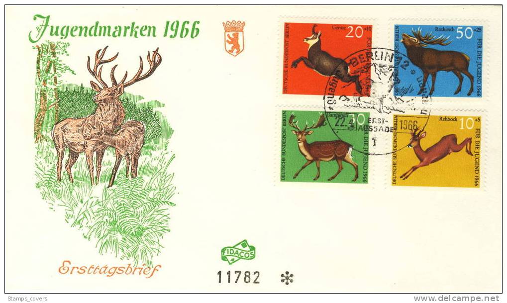 BERLIN FDC MICHEL 291/94 - Other & Unclassified