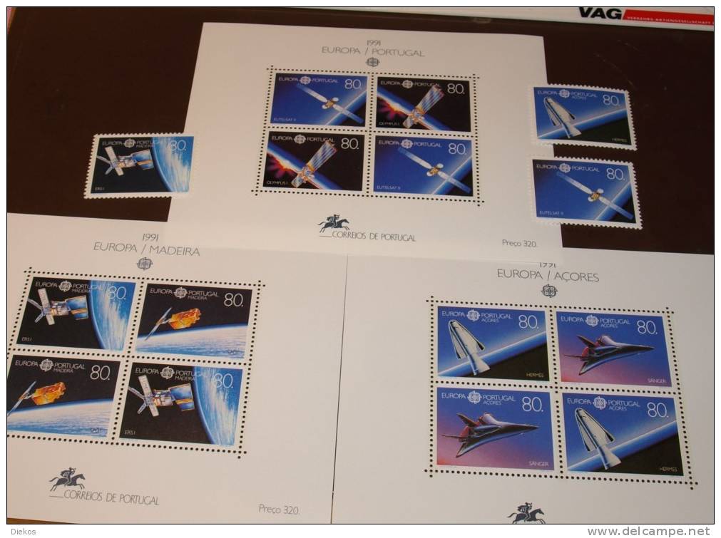 Space,  Portugal Acores Madera Nr:  B 78  B12  B12 Postfrisch **  MNH  #B144 - Europe