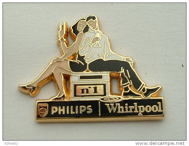 PIN´S  PHILIPS WHIRPOOL N°1 - ARTHUS BERTRAND - Arthus Bertrand