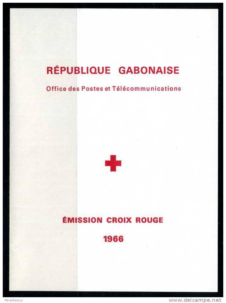 GABON /   BLOC FEUILLET /  CROIX ROUGE /  INFIRMIERE LUTTE ANTIPALUSTRE / INFIRMIER - Autres & Non Classés