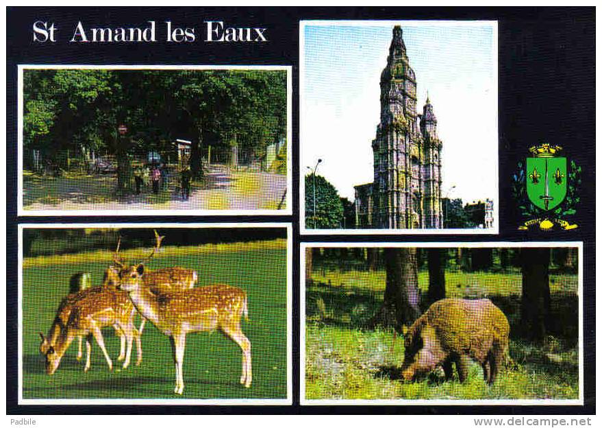 Carte Postale  59.  Saint-Amand-les-Eaux  Parc Zoologiqe Trés Beau Plan - Saint Amand Les Eaux