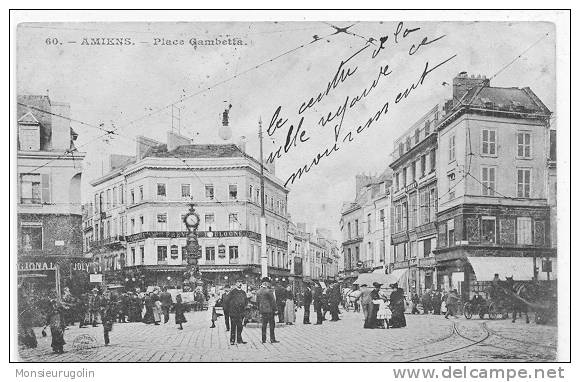 80 )) AMIENS, Place Gambetta, N° 60, ANIMEE, - Allaines