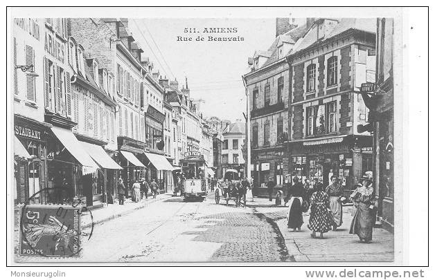 80 )) AMIENS, Rue De Beauvais, 511, ANIMEE, L Caron édit - Allaines