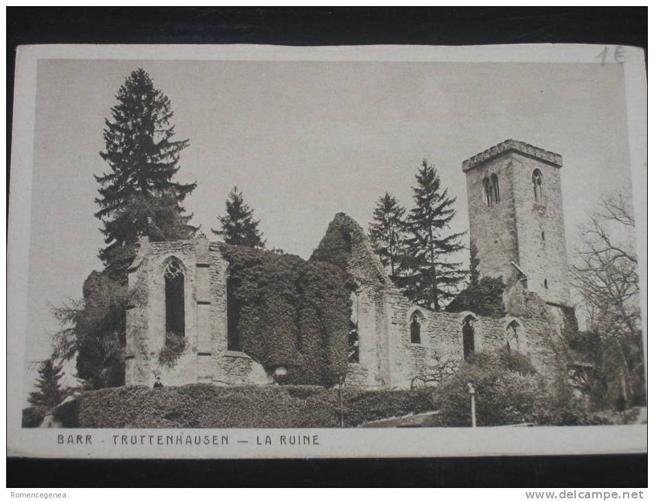 BARR - TRUTTENHAUSEN - La Ruine - Non Voyagée - Barr