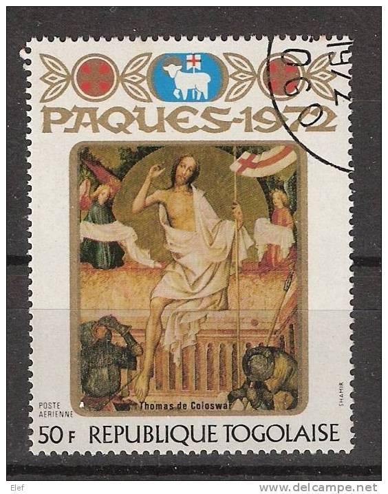 République Togolaise / TOGO, Yvert N° PA 174  " La Resurrection Du Christ De KOLOSVAR", Obl ;TB - Religie